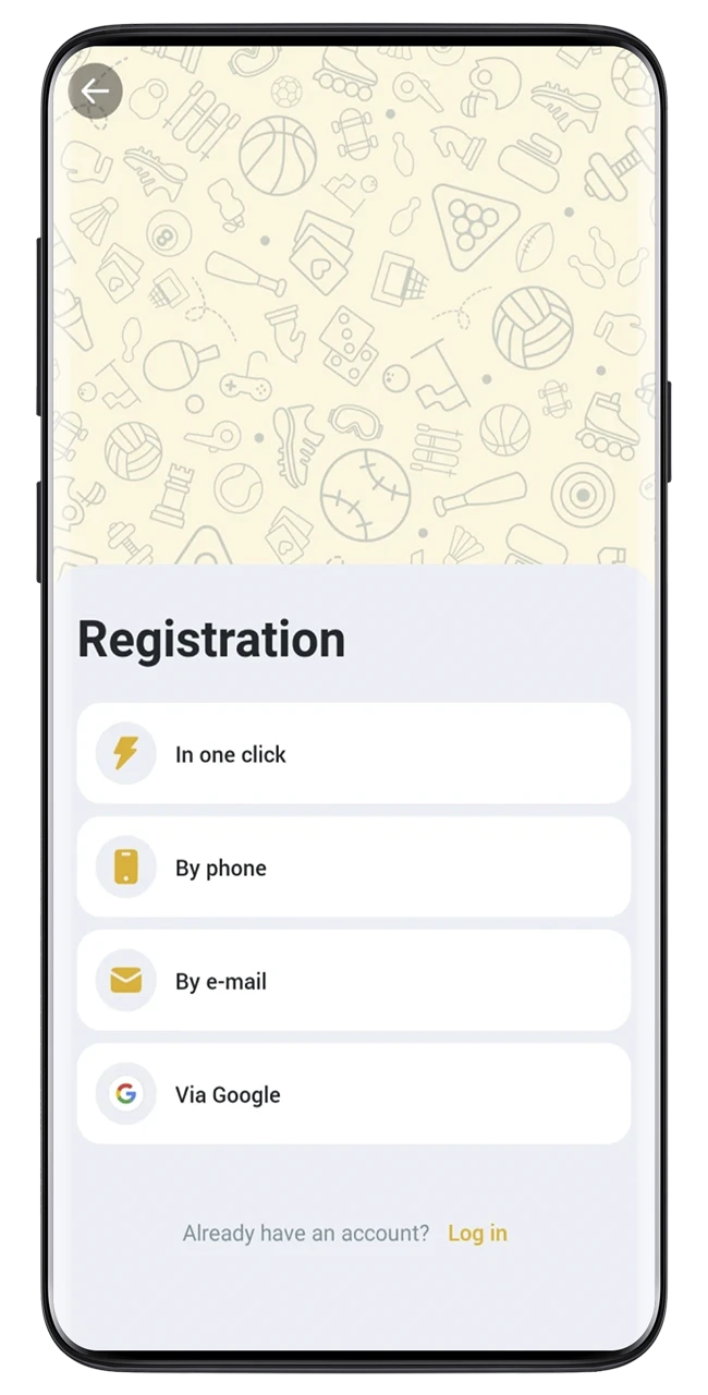 Check out the Melbet app login and registration page.